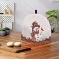 Eheartsgir Irises Flower Tea Pot Cozies Kitchen Teapot Dust Cover with