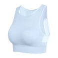 thumbnail image 2 of Darzheoy Bras for Women No Underwire Ladies Traceless Comfortable No Steel Ring Vest Breathable Gathering Sports Bra Underwear Sport Bras 38/85BC, 2 of 5