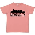 thumbnail image 3 of Inktastic Memphis Tennessee City Skyline Boys or Girls Toddler T-Shirt, 3 of 5