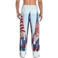 thumbnail image 3 of Daiia Cute Gnomes in USA1 Men's Sleep Pant with Pockets and Drawstring,Pajama Pants-Small, 3 of 9