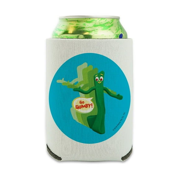 Go Gumby Can Cooler - Drink Sleeve Hugger Collapsible Insulator - Beverage Insulated Holder