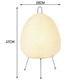thumbnail image 2 of Japanese Rice Paper Lantern Led Table Lamp Living Room Bedroom Bedside Study Hotel Homestay Tripod, 2 of 5