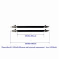 thumbnail image 2 of Car Splitter Rods Racing Adjustable Front Rear Bumper Lip Support Strut Brace Tie Pull Bar Kit 75/100/150/200mm, 2 of 6