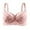 Pink, variant on Women's Push Up Lace Bras Underwire Adjustable with Wide Strap Shaping Support Bras Green 34