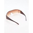 thumbnail image 5 of 1pc Women Y2k Style Rimless Glasses In Brown, 5 of 5