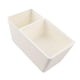 thumbnail image 4 of Organizador de almacenamiento de alimentos, escurridor de cocina, frutero desmontable de doble capa para refrigerios Blanco, 4 of 9