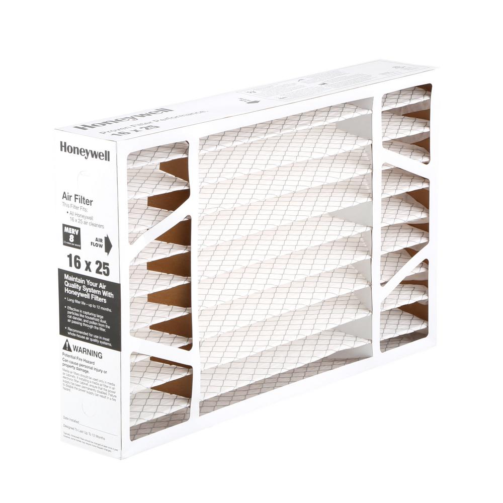 Hvac Home Air Filter - High Efficiency, Merv 8, Ac Furnace Sized 