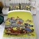 thumbnail image 4 of Pixie y Dixie y el Sr. Jinks Conjunto de sábanas temático, trío de piezas, cómodo y amigable con la piel, diseño único, regalo de decoración para el hogar para familiares, amigos y fans,140cm *210cm, 4 of 6