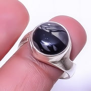 Picasso Jasper 925 Silver Plated Handmade Solitaire Ring s.9 R7602-28, Valentine's Day Gift, Birthday Gift, Beautiful Jewelry For Woman & Girls