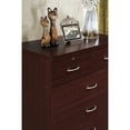 thumbnail image 4 of Hodedah 7-Drawer Chest with Locks on 2-Top Drawers in Mahogany, 4 of 5