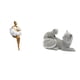 thumbnail image 1 of Figura de estatua de arte,Estatua de arte Decoración Arte abstracto Escultura Estatuilla,Centro de mesa coleccionable con estatua de mujer,Figura de escritorio,Estatua de gato,linda, 1 of 8
