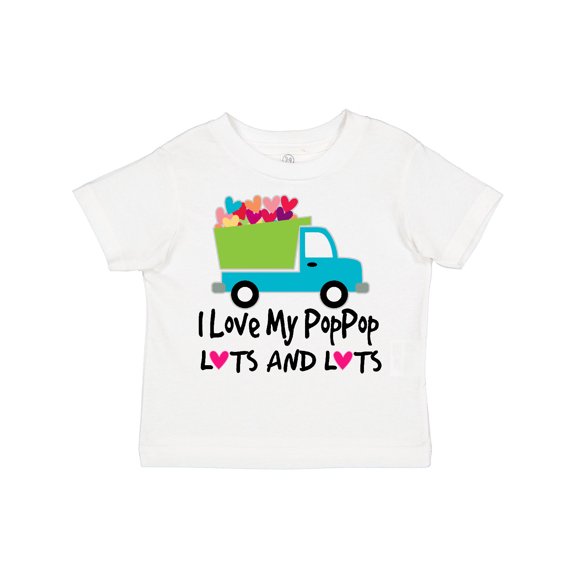Inktastic I Love My Poppop Boys Toddler T-Shirt