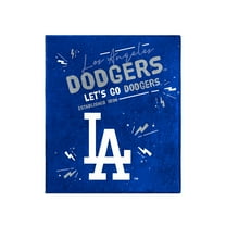 Logo Brands Los Angeles Dodgers 60" x 70" Plush Throw Blanket