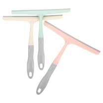 HEALEEP 3Pcs Glass Shower Door Squeegee for Bathroom and Kitchen with Assorted Color
