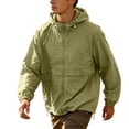 thumbnail image 3 of Danhjin Men's Sun Protection Jackets Hooded Long Sleeve Outerwear Fishing Hiking Lightweight Full Zipper Jackets, 3 of 10
