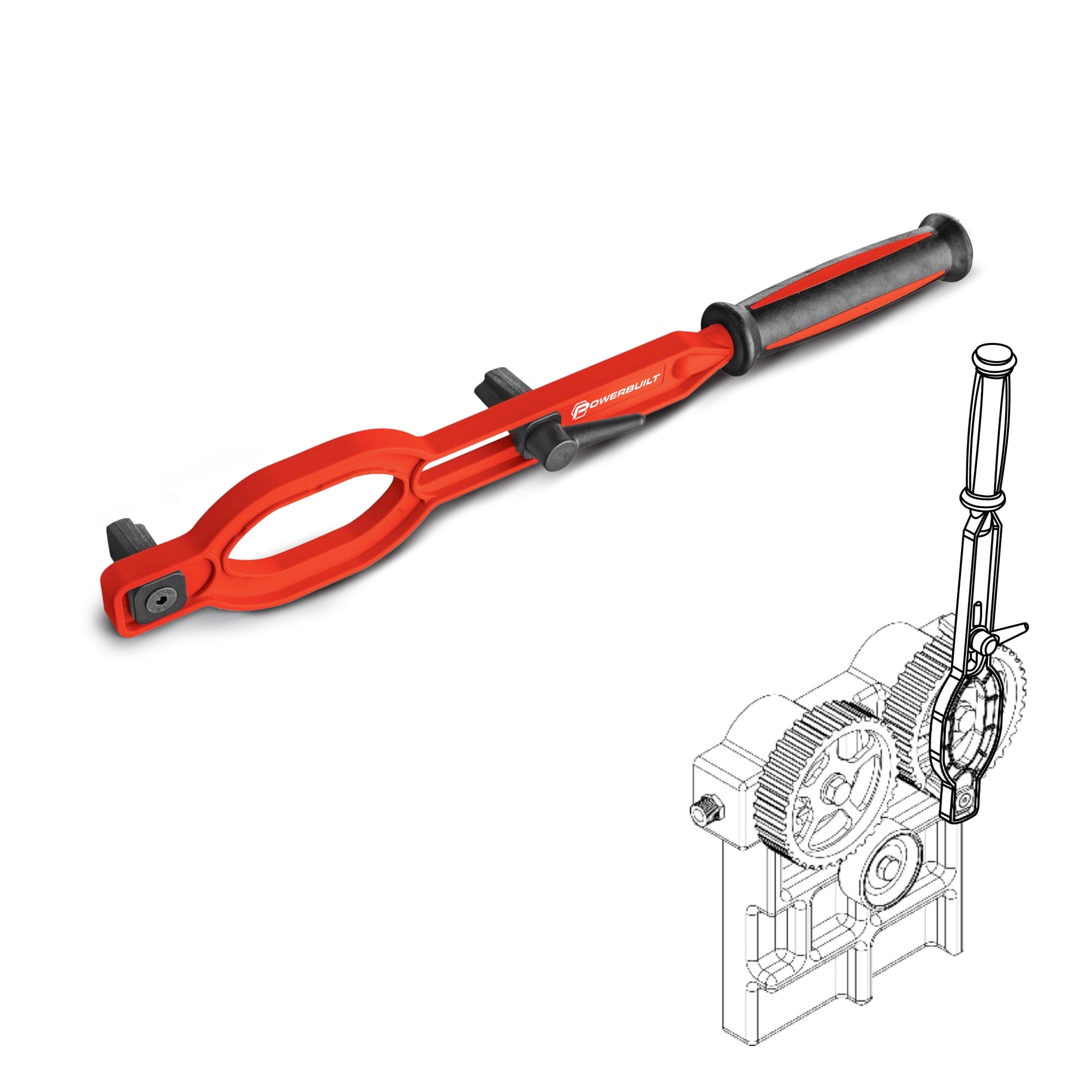 Powerbuilt Universal Timing Gear Holder Tool Kit 647835