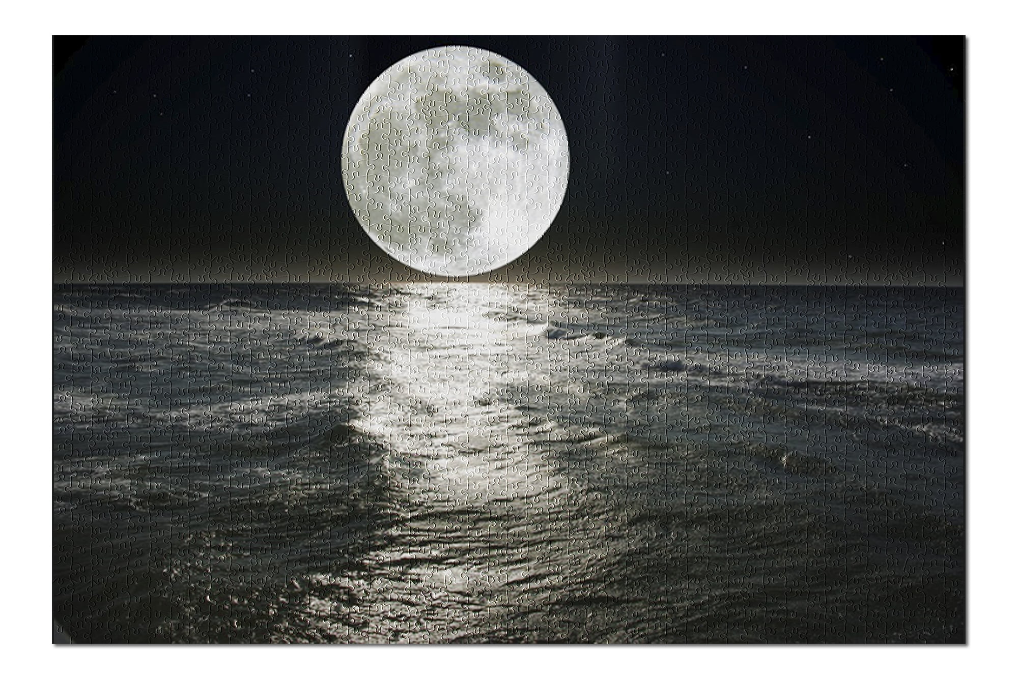 When The Moon Kisses The Ocean Photo