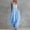 Blue, variant on PWPSG Square Neck Casual Overalls, Decorative Front Buttons, Relaxed Jogger Leg, Side Pockets for Short Trips and Leisure Wear Pink S