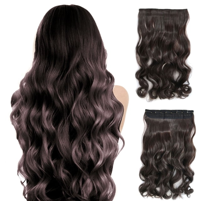 This Product Is A Luxurious 22 Inch Long Plug-In Hair Extender, Which Makes Your Hair Fuller And Longer In An Invisible And Painles Way., Catch The Hair