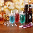 thumbnail image 4 of SHISUYAN 50 Pcs Transparent Beverage Flasks Standing Pouches Portable Clear Drinking Bags, 4 of 8