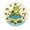 FFclock028, variant on ZXCXRQFa Silent Clocks Cute Donkey Farm Animal Kitchen Home 10 Inch Silent Vintage Design Round Wall Clock Numerals Design Non Ticking Retro Clocks Home Decor Desk Clock