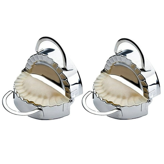 Stainless Steel Dumpling Ravioli Gyoza Dough Press Maker (2 Makers)