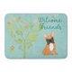 thumbnail image 1 of "Treasures Welcome Friends Fawn French Bulldog Floor Mat, 19hx27w, Multicolor" Caroline's Treasures BB7633RUG, 1 of 1