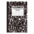 thumbnail image 2 of Wide Ruled Composition Notebook, Marble Cover, 60 Pages, 1 Count, Office Supplies for Teens & Adults, A5 Black, 2 of 4