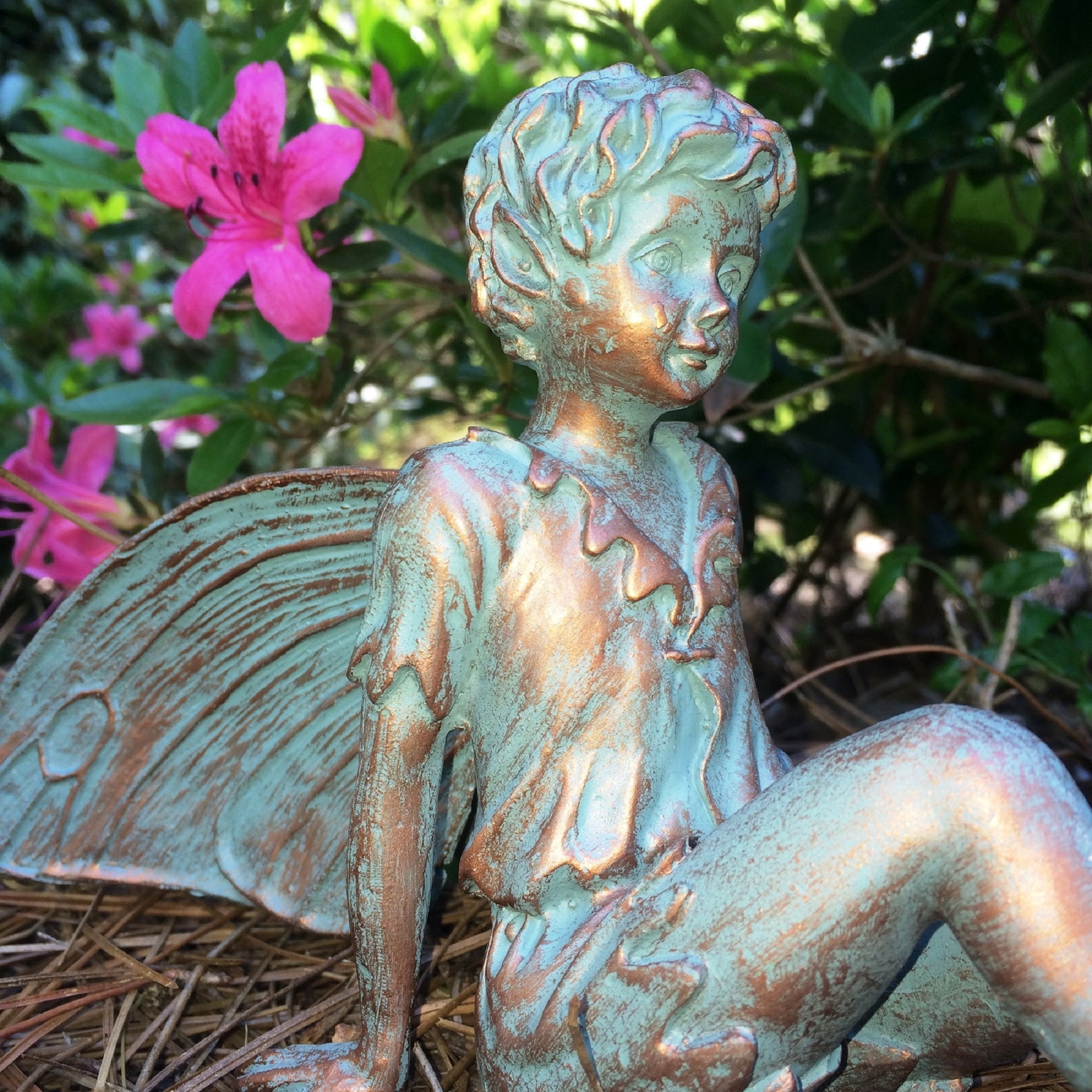 Homestyles 9"L Lying Pipkin in Bronze Patina Home Patio & Garden Statue Figurine