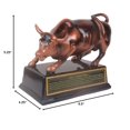 thumbnail image 6 of Official Licensed Bronze Wall Street Bull Stock Market NYC Figurine Statue with Base (Large 6.5'), 6 of 6