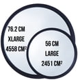 thumbnail image 2 of Mirrorize Canada IMP8435 Miroir Rond de 22 Po&44; Noir, 2 of 7