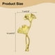 thumbnail image 2 of Uxcell Soporte de bandeja para pasteles de 1 nivel con mango, soporte de metal para pasteles, soporte para cupcakes, plato para postres, accesorio de hardware, dorado (flor), 2 of 7