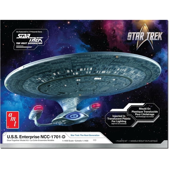 Star Trek: The Next Generation U.S.S. Enterprise NCC1701D AMT Model Kit