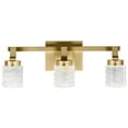thumbnail image 3 of Elan Rene 19 1/4" Wide Champagne Gold 3-Light LED Bath Light, 3 of 3