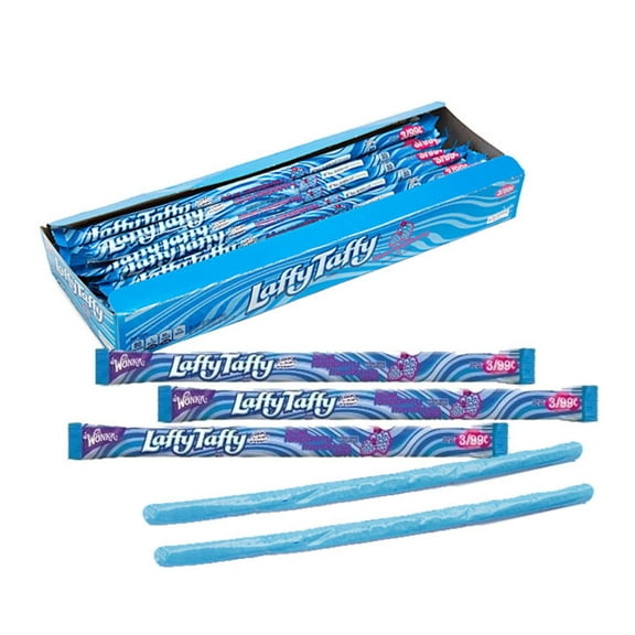 Laffy Taffy Blue Raspberry Rope - Case of 24