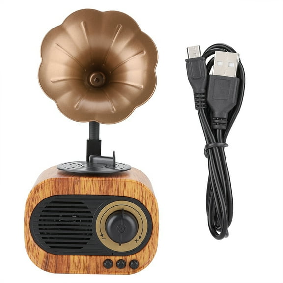 Sarapandan WISENOVO AS70 Portable Retro Phonograph Shape USB Wireless Bluetooth Stereo Speaker