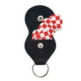 thumbnail image 2 of 6 Pack Croatian-Flag Pattern Guitar Picks In Leather Picks Holder For Bass Electric Acoustic Guitars, 2 of 7