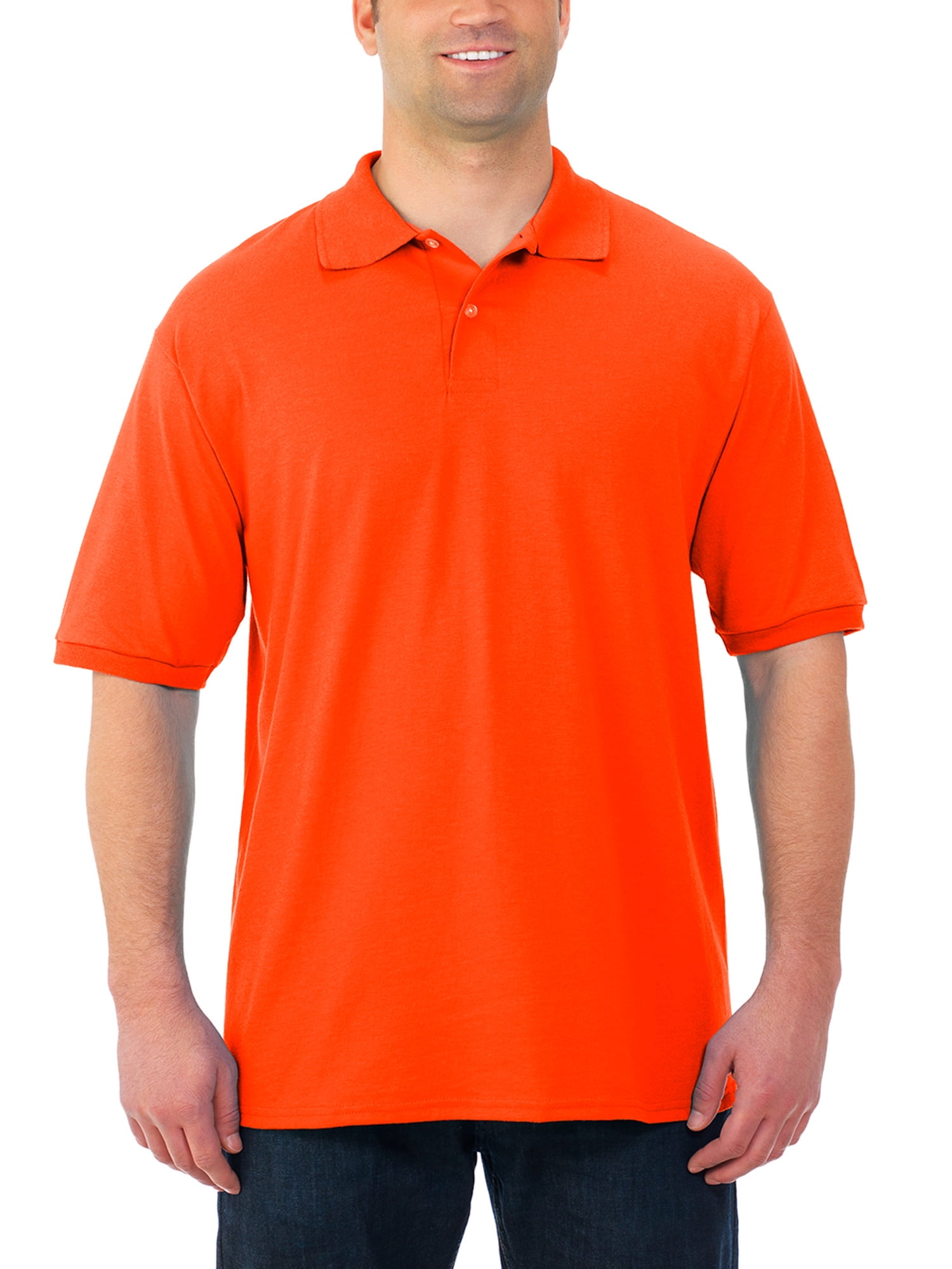 jerzees spotshield polo