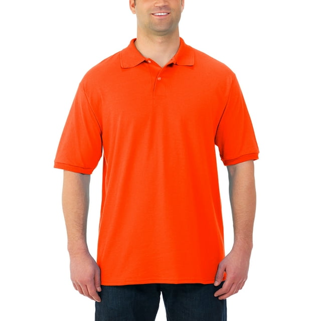 Jerzees Men's Spotshield Short Sleeve Polo Shirt