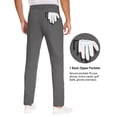 thumbnail image 5 of SPECIAL MAGIC Men’s Stretch Golf Pants Slim Fit Lightweight Hiking, Casual & Dress Tapered Pants with Zipper Pockets, 5 of 7