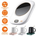 thumbnail image 1 of Coffee Warmer for Desk   Mug Warmer with Automatic Shut Off Electric Beverage Warmer Plate for Coffee Cocoa Tea Water and Milk Office Home White, 1 of 7
