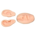 thumbnail image 1 of 3PCS Nose and Mouth Model, Soft Silicone Ear Model, Simulated 3D Nose and Mouth Model Display Prop Teaching Tool for Piercing Practice, 1 of 7