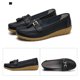 thumbnail image 3 of Zapatos Vestir Mocasines Elegantes Planos Penny Sin Cordones para Mujer, 3 of 8