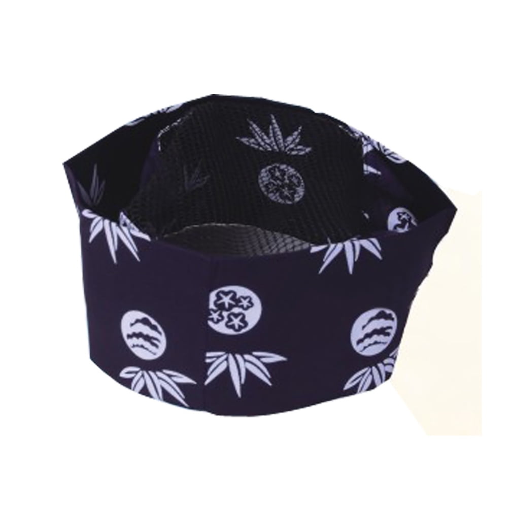 Opromo Professional Restaurant Catering Hat Sushi Bar Vent Mesh Top