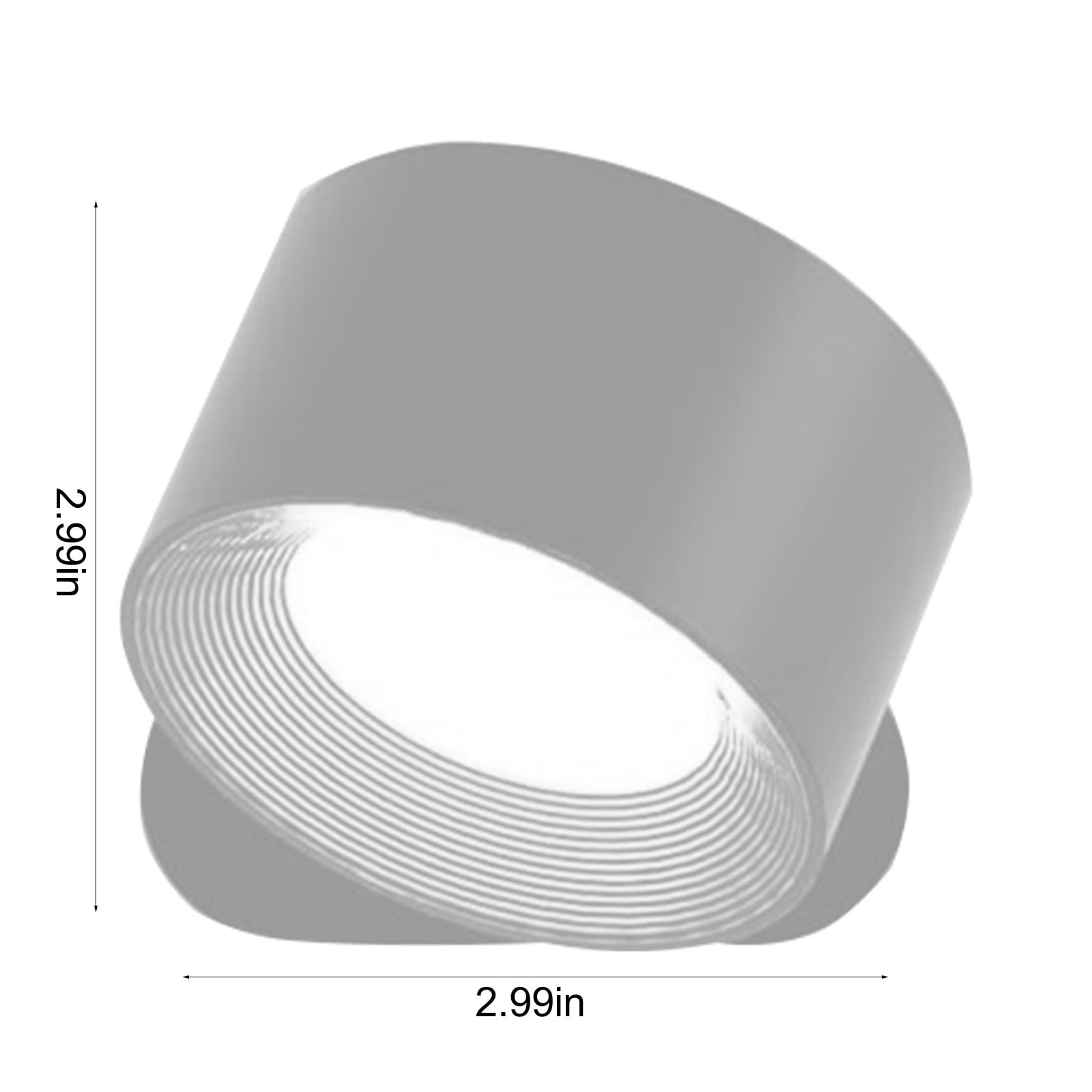 Gnmfd LED Wall Sconce Rechargeable Battery Operated with Remote Control 360° Magnetic Rotation 3 Color Modes 3 Brightness Adjustable Dimmable Wall Light for Bedroom Bedside Reading