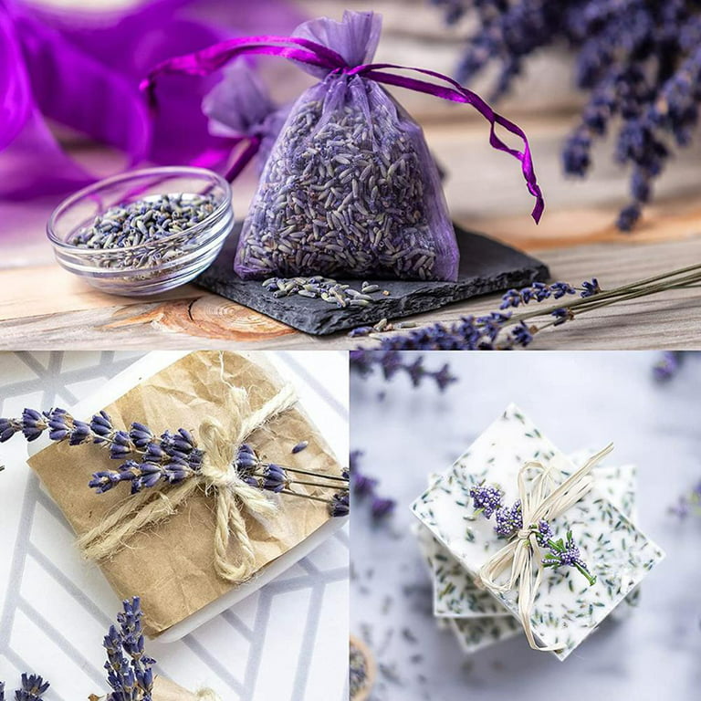CoolCrafts Dried Lavender Flowers, Dry Lavender Buds Bulk Wholesale  Fragrant Lavender for Wedding Toss, Crafts, Sachets - 1/5 Pound 