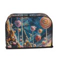 thumbnail image 2 of Balery Starry Sky Planet Lollipop Pattern Oven Cover Kitchen Bread Machine Protector, 2 Slice Toaster Cover for Home, Anti Dust Fingerprint Coaster Cover, 2 of 7