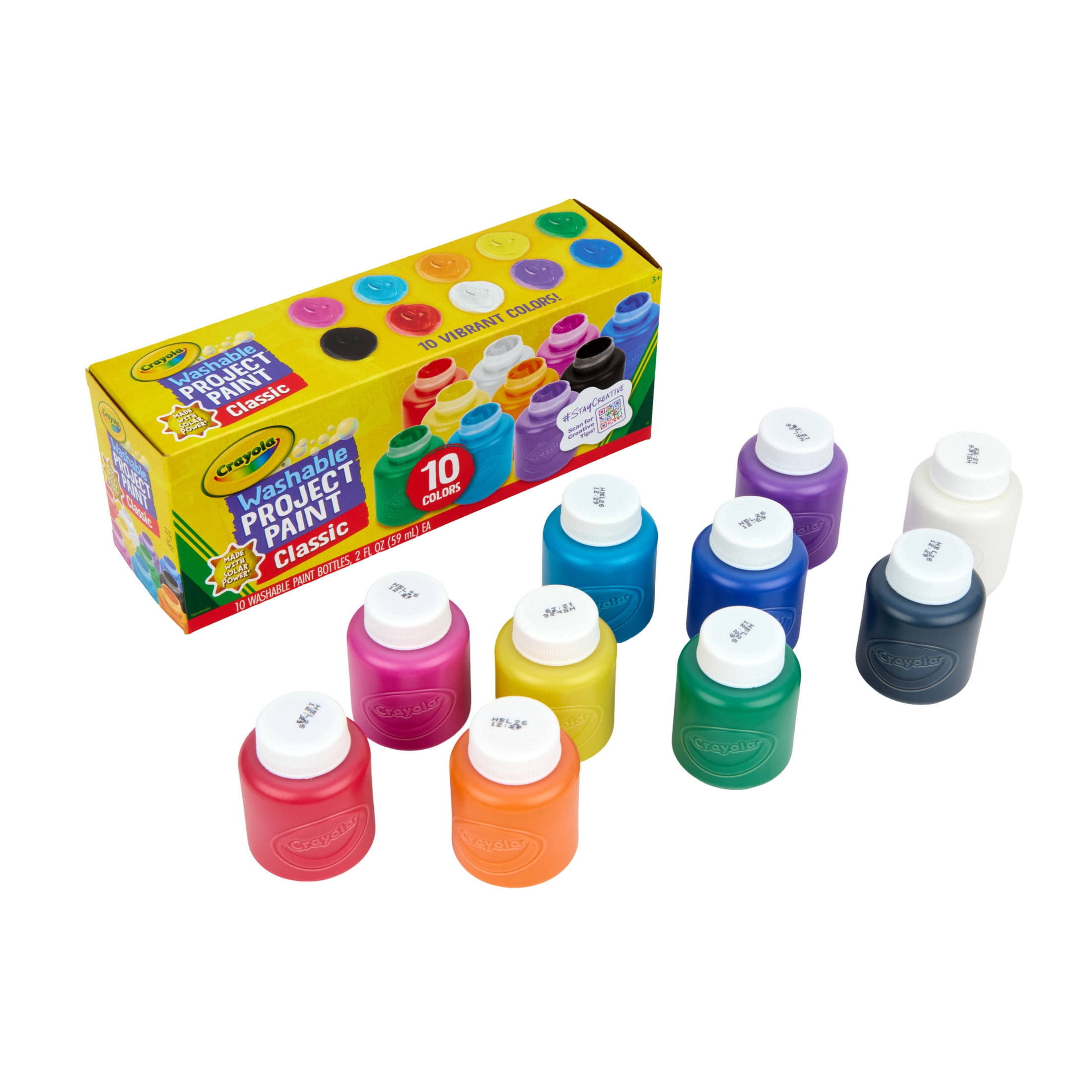 (3 pack) Crayola 2 oz Flat Tempera 1Count 1Pack