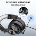 thumbnail image 3 of Auriculares para juegos con cable YONGSHENG estéreo 3,5 mm con micrófono desmontable, 3 of 5