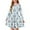 #A10-Light Blue, variant on XADYUY Girls Casual Dresses Casual A-Line Long Sleeve Tshirt Dresses Floral Print Crew Neck Dresses Twirly Skater Dresses 9-10 Years,Beige